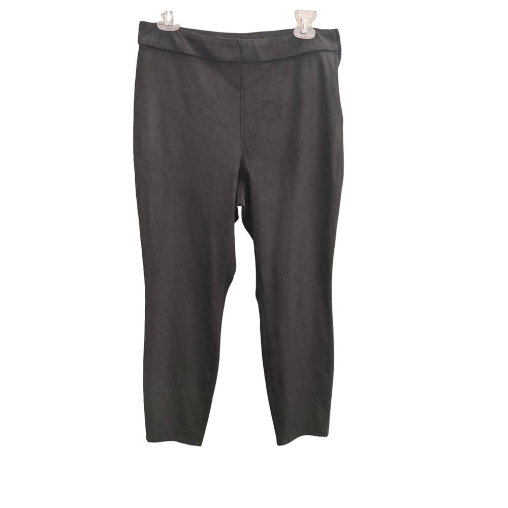 Tommy Bahama Velour Dress Pants Side Zipper Sz 10 Black